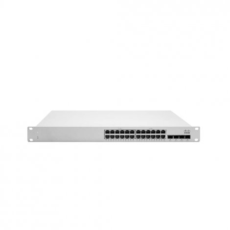 Cisco MS150-24P-4G | Meraki MS150 24 x Ports 1000Base-T PoE+ 4 x Ports 1000Base-X SFP managed Rack-mountable Network Switch