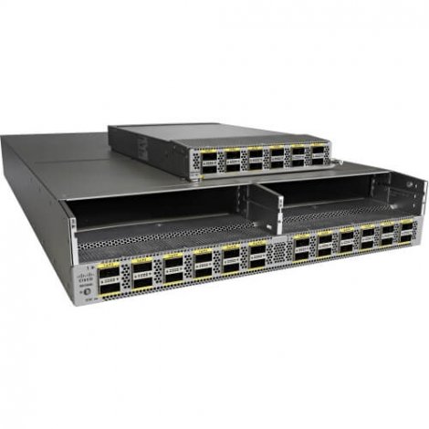 Cisco N5K-C5648Q-RF | 24 x Port 40GB QSFP+ 2x GEM Slot Front-to-Back Air Switch Chassis