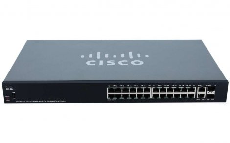 Cisco SG250X-24-K9-NA-RF | Small Business 250 24 x Port 1GB RJ-45 2 x Port 10GB Combo Switch