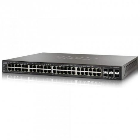 Cisco SG350X-48P-K9-NA-RF | 48 x Port 1GB PoE+ RJ-45 2 x Port 10GB Combo Switch