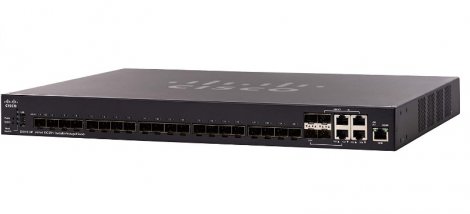 Cisco SX350X-24F-K9 | SX350X-24F 24-Port 10G SFP+ Stackable Managed Switch
