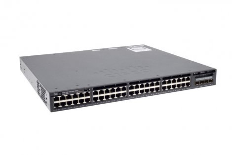 Cisco WS-C3650-48FQM-L-RF | 48 x Port 1GB PoE+ RJ-45 4 x Port 10GB SFP+ Switch