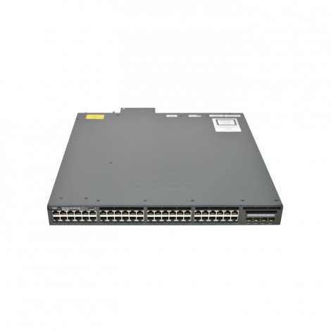 Cisco WS-C3650-48FWS-S-RF | 48 x Port 1GB FPoE RJ-45 4 x Port 1GB SFP Switch with 5x AP Lic