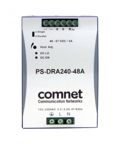 ComNet PS-DRA240-48A | Industrial DIN Rail Mounting 240W Power Supply