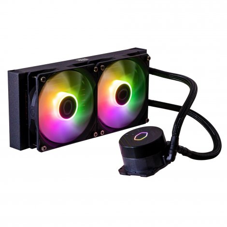 Cooler Master MLW-D24M-A18PZ-R1 | MasterLiquid 240L Core ARGB Processor Liquid Cooling Kit (Black)