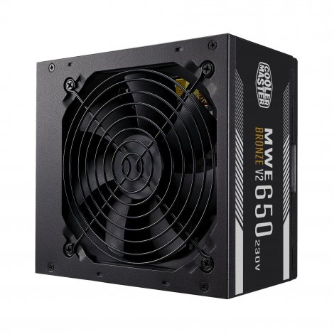 Cooler Master MPE-6501-ACABW-BUK | MWE 650 Bronze 230V V2 650W 24-pin ATX Power Supply Black