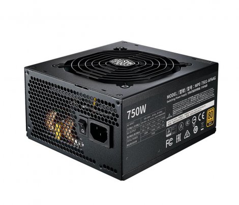 Cooler Master MPE-7501-AFAAG | 750W ATX12V 80 Plus Gold Full Modular Power Supply