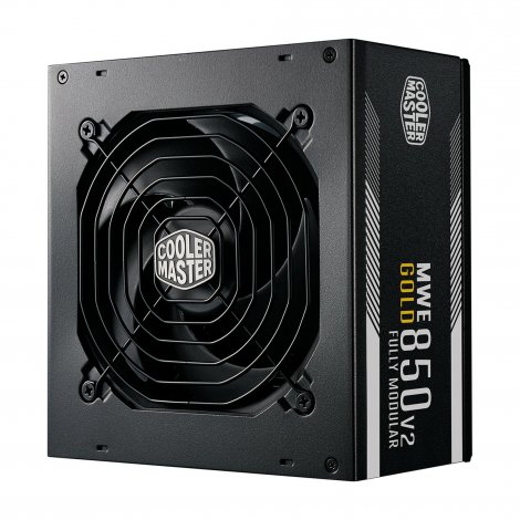 Cooler Master MPE-8501-AFAAG-3EU | MWE Gold 850W 100-240V AC 12-6A 47-63Hz 80-Plus Gold Full Modular ATX12V Power Supply