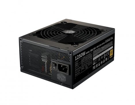 Cooler Master MPE-C501-AFCAG | 1250W ATX12V V2.52 80 Plus Gold Full Modular Power Supply