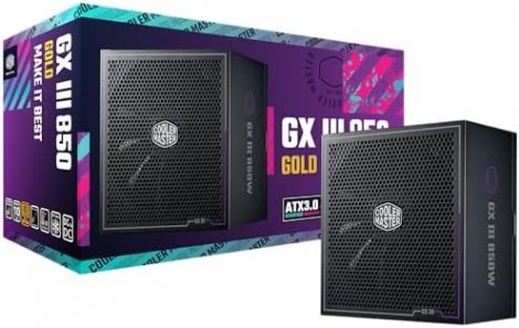 Cooler Master MPX-8503-AFAG-BUS | GX III Gold 850W 80 Plus Gold Full Modular ATX3.0 Power Supply