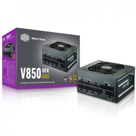 Cooler Master MPY-8501-SFHAGV-US | V850 SFX Gold Full-Modular 80 Plus Gold SFX Power Supply