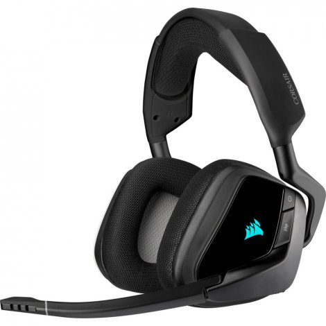 Corsair CA-9011201-NA | VOID RGB ELITE Wireless Premium Gaming Headset with 7.1 Surround Sound Carbon