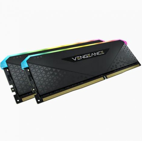 Corsair CMG32GX4M2E3200C16 | Vengeance RGB 32GB 2 x 16GB DDR4 3200MHz CL16 288-Pin DIMM 140v Memory