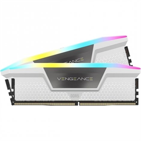 Corsair CMH64GX5M2B6000C40W | Vengeance RGB 64GB (2 x 32GB) DDR5 SDRAM Memory Module