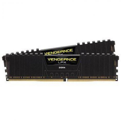 Corsair CMK16GX4M2Z3200C16 | Vengeance LPX 16 GB (2x8GB) DDR4-3200Mhz PC4-25600 Non-ECC Unbuffered CL16 288-pins UDIMM 1.35V Memory Module Kit