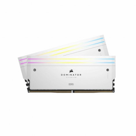 Corsair CMP32GX5M2B6000C30W | Dominator Titanium RGB 32GB 2 x 16GB DDR5-6000MHz CL30 288-Pin DIMM 1.40v Memory Module