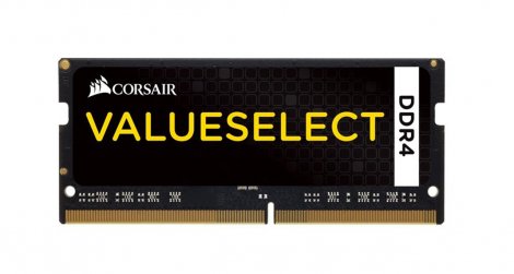 Corsair CMSO16GX4M1A2133C15 | ValueSelect 16GB PC4-17000 DDR4-2133MHz non-ECC Unbuffered CL15 (15-15-15-36) 260-Pin SoDimm 1.2V Dual Rank Memory Module