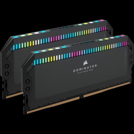 Corsair CMT32GX5M2B6400C32 | Dominator Platinum RGB 32GB 2 x 16GB DDR5 6400MHz CL32 288-Pin DIMM 1.25v Memory Module