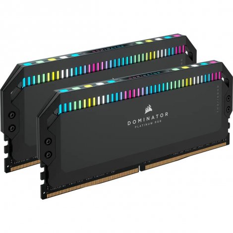 Corsair CMT64GX5M2B6000C40 | Dominator Platinum RGB 64GB 2 x 32GB DDR5 5600MHz CL40 288-Pin DIMM 1.25v Memory Module