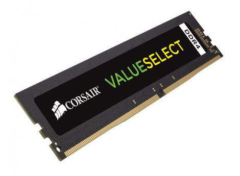 Corsair CMV16GX4M1A2666C18 | ValueSelect 16GB PC4-21300 DDR4-2666MHz non-ECC Unbuffered CL18 (18-18-18-43) 288-Pin DIMM 1.2V Memory Module