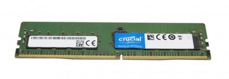 Crucial CT16G4RFS432A.18FJ3 | 16GB PC4-25600 DDR4-3200MHz Registered ECC CL22 288-Pin DIMM 1.2V Single Rank Memory Module