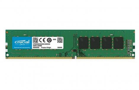 Crucial CT4G4DFS624A.4FE1 | 4GB PC4-19200 DDR4-2400MHz non-ECC Unbuffered CL17 288-Pin DIMM 1.2V Single Rank Memory Module