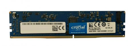 Crucial CTA18ASF2G72PF1Z-2G6V21AB | 16GB PC4-21300 DDR4-2666MHz Registered ECC CL19 288-Pin NVDIMM 1.2V Single Rank Memory Module