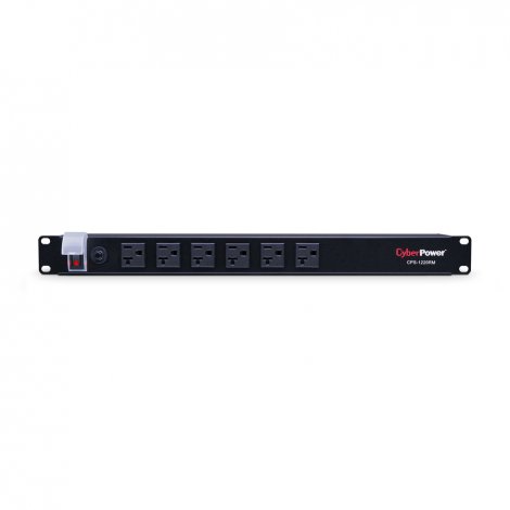 CyberPower CPS-1220RM | 12 Outlets 100-125V/20A 15ft Power Cord 1U Rackmount Basic PDU