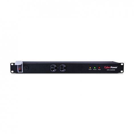 CyberPower CPS-1220RMS | Rackbar 12 Outlet Surge Protector with 1800 J Surge Suppression