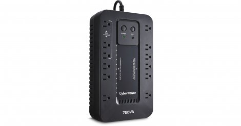 CyberPower EC750G | Eco logic 750VA/450W 120 VAC NEMA 515P 12 Outlets UPS Systems