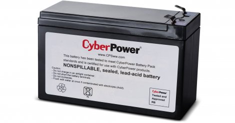 CyberPower RB1280 | 7.2Ah 12V Lead Acid Replacement Battery Cartridge for CP685AVR and CP685AVRLCD