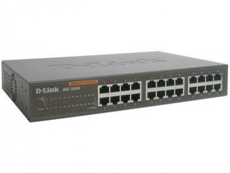 D-Link DL15DGS1024D | DGS-1024D 24-Ports RJ-45 10/100/1000Mbps 10/100/1000Base-T Gigabit Unmanaged Desktop Switch