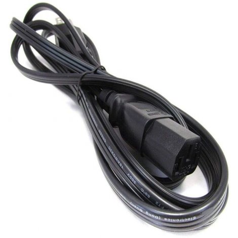 Dell 05120P | 6ft 3-Prong Flat Wired Power Cable