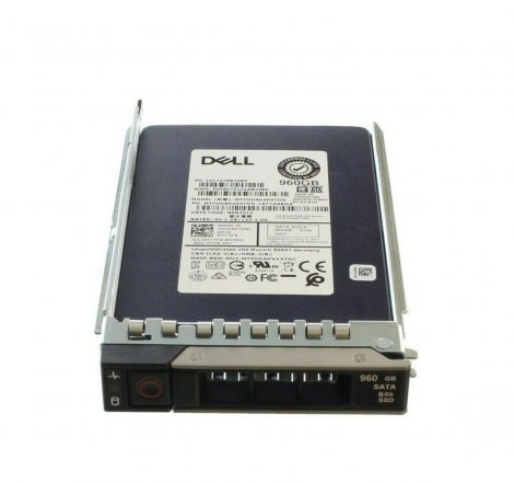 Dell 0R7G07 | 960GB SATA 6Gbps 512e Read Intensive 2.5-inch Solid State Drive (SSD) with 3.5-inch Hybrid Carrier