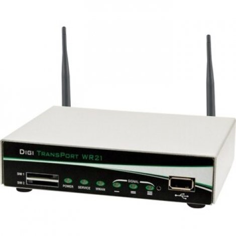 Digi WR21-L52B-DE1-SH | International Transport WR21-Lte Router Multi-Carrier (700/850/1700(Aws)/1900 Mhz) 2 Ethernet Rs232 No Wifi Enterprise Software