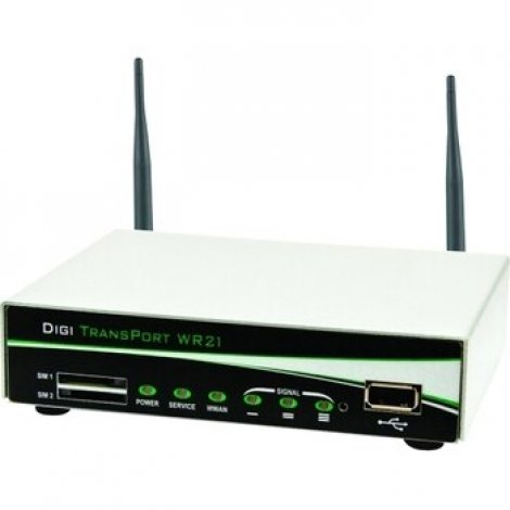 Digi WR41-0000-DE1-SF | International Transport Router WR41 No Cell 5VPN Tunnel Switch STD DC
