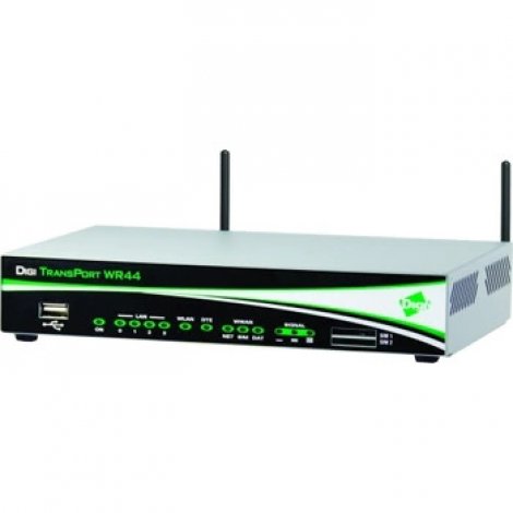 Digi WR44-L500-NE1-SU | Transport Wr44 Wireless Router 4-Ports Switch Rs-232