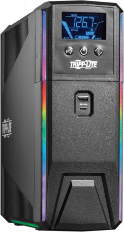 Eaton SMART1000PSGLCD | 8-Outlets 1000VA 600W 120V Pure Sine Wave RGB Gaming UPS