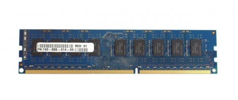 EMC 100-555-014 | 4GB DDR3-1333MHz/PC3-10600 ECC Unbuffered CL9 240-Pin UDIMM 1.5V Dual Rank Memory Module