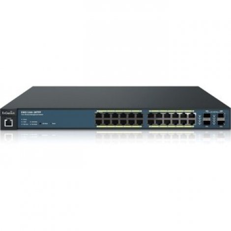 Engenius EWS1200-28TFP | 24-Ports Gigabit Layer 2 Managed PoE+ Switch With Wlan Controller