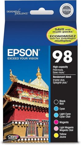 Epson T098120BCS | High Yield Ink Cartridge Black & Color Combo Pack