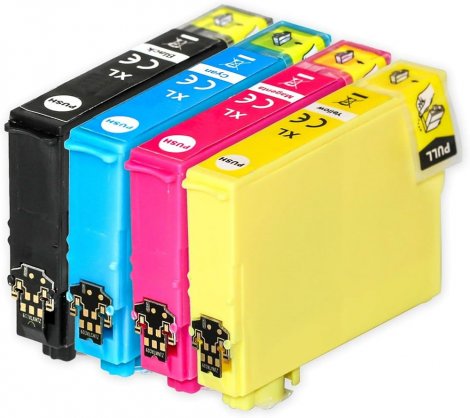 Epson T252120-BCS | Cyan / Magenta / Yellow / Black Ink Cartridge