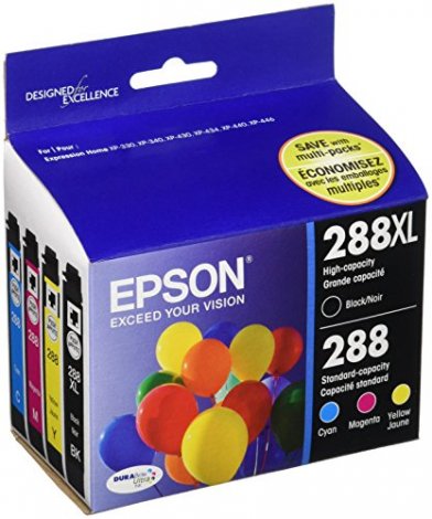 Epson T288XL-BCS | Cyan/Magenta/Yellow/Black Ink Cartridges