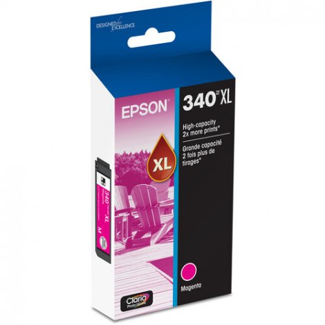 Epson T340XL320-S | 340XL Claria Photo HD Magenta Ink Cartridge for Expression Photo XP-8800