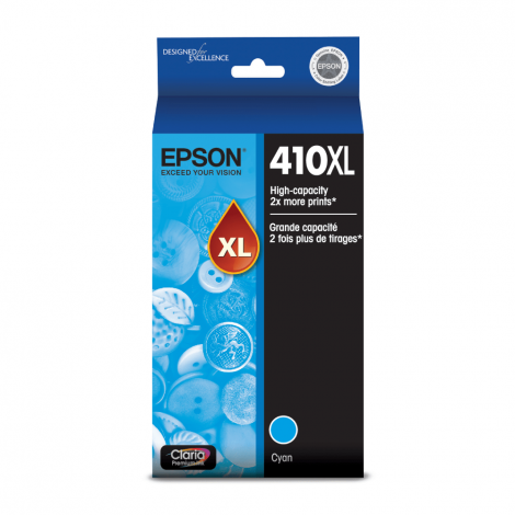 Epson T410XL220-S | Claria Premium High-Capacity Cyan Ink Cartridge
