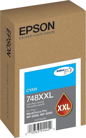 Epson T748XXL220 | Cyan Extra High Yield Ink Cartridge