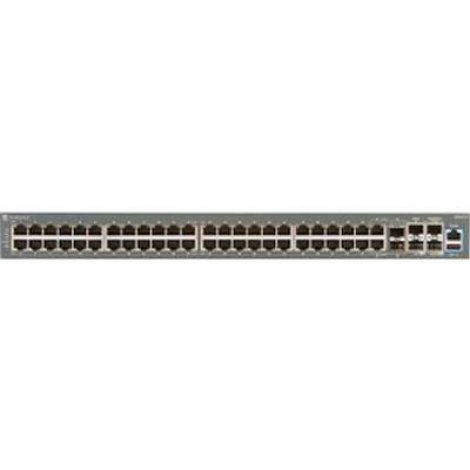 Extreme Networks AL3600A16-E6 | ERS 3650GTS-PWR+ 48-Ports 1000BaseT PoE+ 2-Ports 1GbE SFP Combo 2-Ports 10GbE SFP+ L3 Managed 1U R-M Network Switch