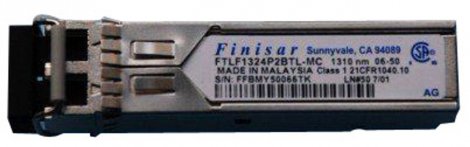 Finisar FTLF1324P2BTL-MC | 4.25Gb/s 1000Base-X Single-Mode Fiber Fiber Channel 1310nm 4km Duplex LC Connector SFP (mini-GBIC) Transceiver Module