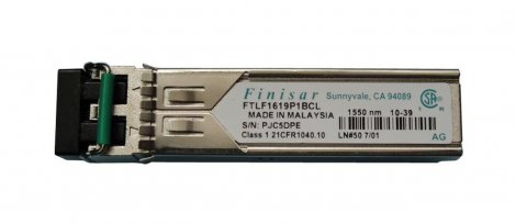 Finisar FTLF1619P1BCL | 2.125Gbps 1000Base-ZX Single-mode Fiber 1550nm Duplex LC Connector SFP Transceiver Module