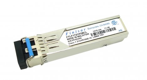 Finisar FTLF1721P2BCL | OC-48 LR-1/STM L-16 2.67Gb/s 1000Base-LX Single-Mode Fiber 1310nm 40km Duplex LC Connector SFP Transceiver Module